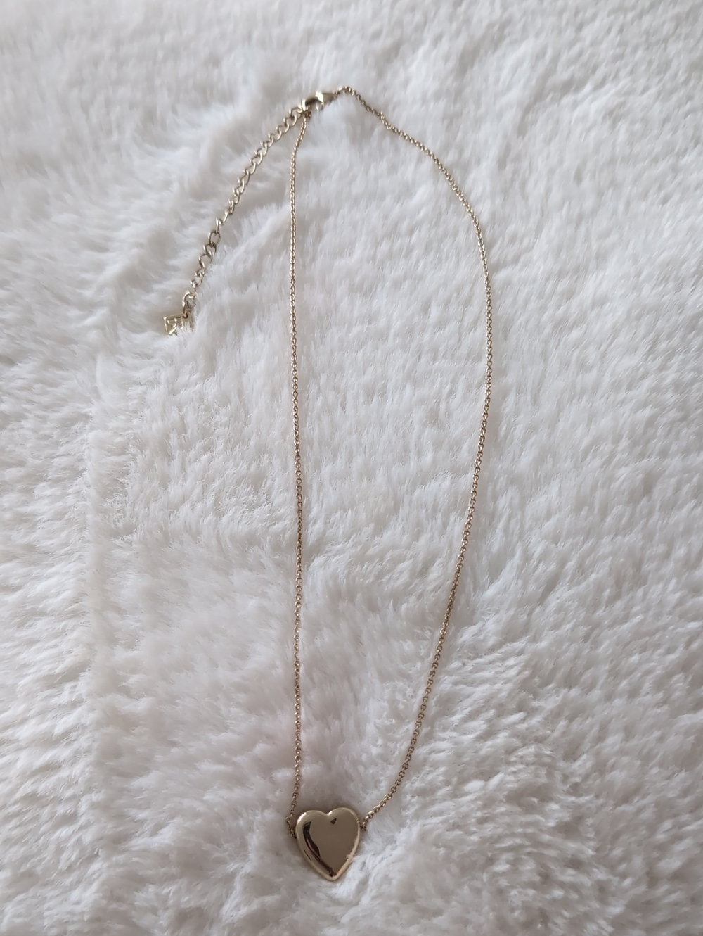 Banana Republic Gold Heart Pendant Necklace